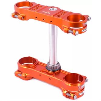 piastra x trig rocs husqvarna 450 fe 2015 2023 pro arancione